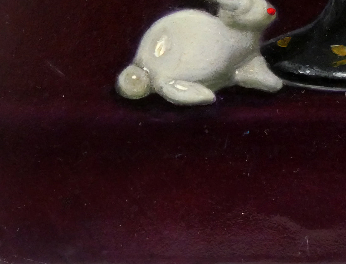 中村圭吾「cast　painting」油絵・F0号　拡大画像5