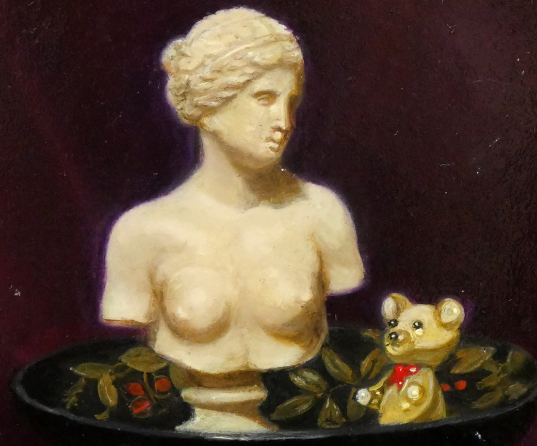 中村圭吾「cast　painting」油絵・F0号　拡大画像7