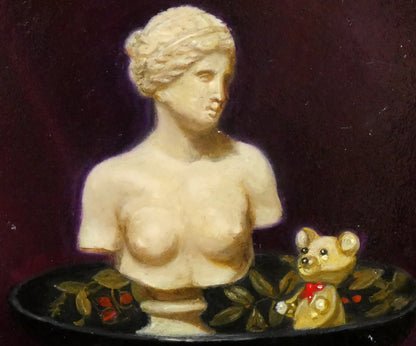 中村圭吾「cast　painting」油絵・F0号　拡大画像7