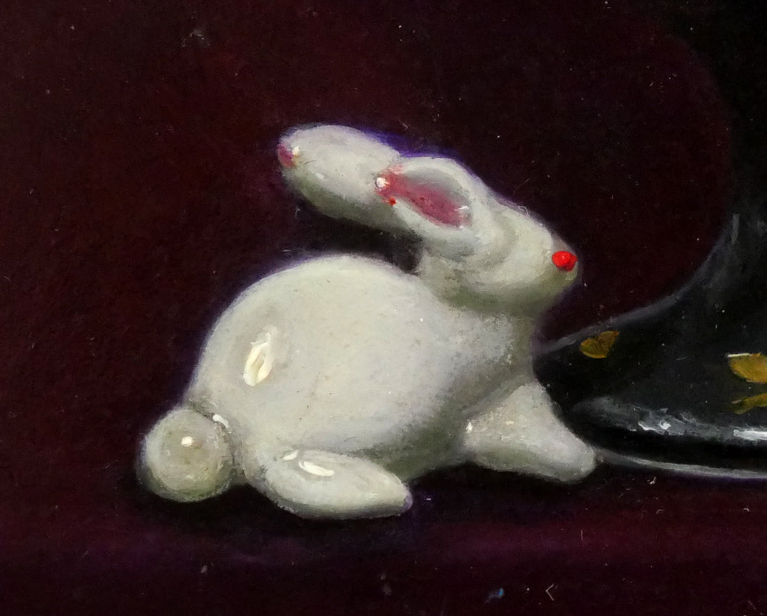 中村圭吾「cast　painting」油絵・F0号　拡大画像8