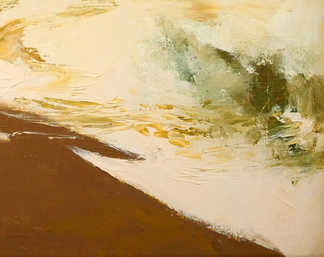 中谷龍一「トレド風景（スペイン）」油絵・F8号　拡大画像6