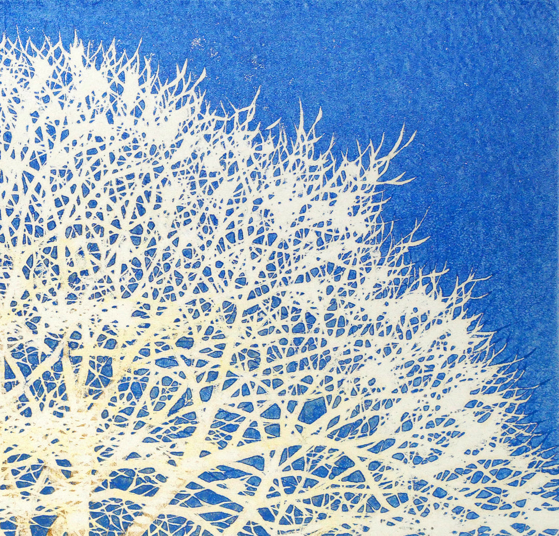 並木一「Tree Scene 32」木版画 絵画買取・販売の小竹美術