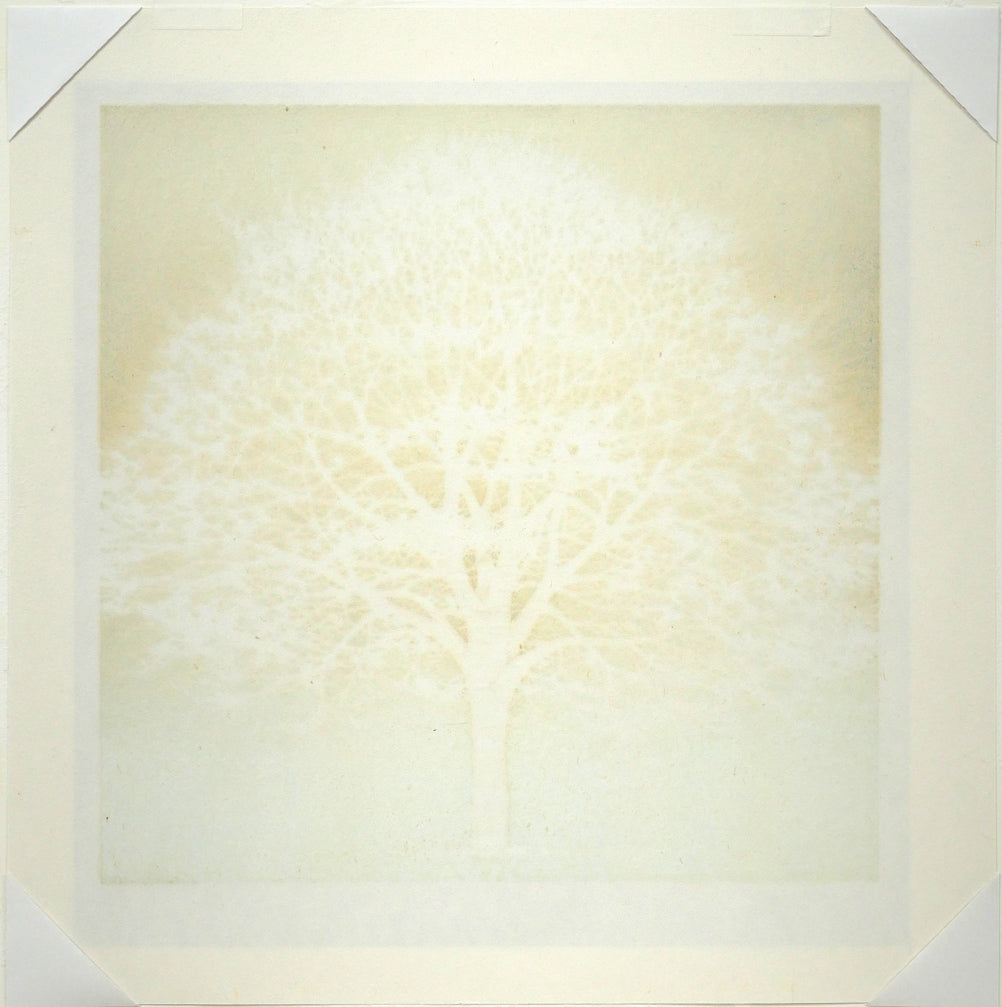 並木一「Tree Scene 32」木版画 絵画買取・販売の小竹美術