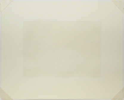 野田弘志「福々兎（卯）」メゾチント（銅版画）　作品シート裏側画像