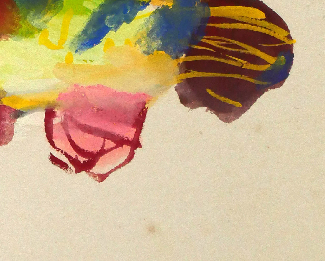 野間仁根「魚　メバル」水彩画・色紙　拡大画像5