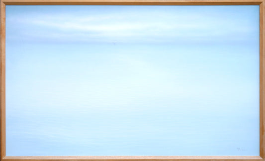越智紀久張「譜Ⅱ（1979冬）」油絵・M100号