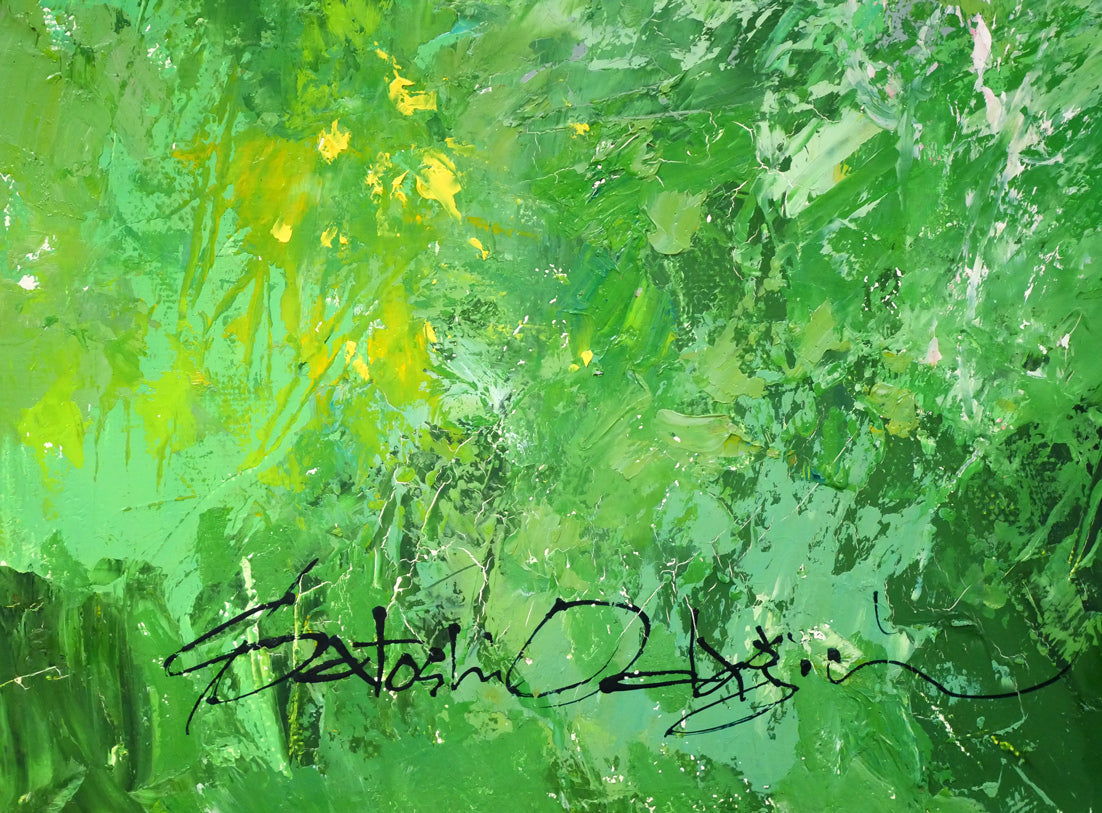 小田切訓「長崎（大浦天主堂）」油絵・F30号　サイン拡大画像