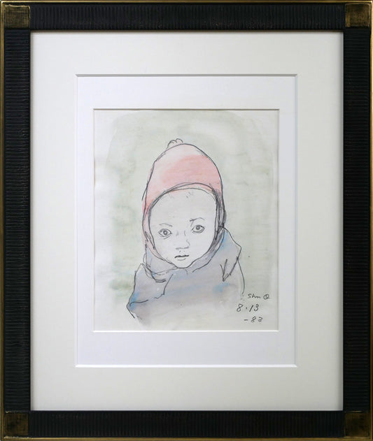 小川原脩「ヘレン」水彩画