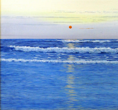 大槌隆「潮騒の朝1」油絵・F8号　拡大画像3