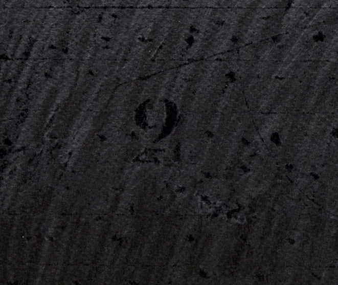 岡部昌生「Stroke　on　the　recorded　wall（黒）」フロッタージュ　拡大画像6