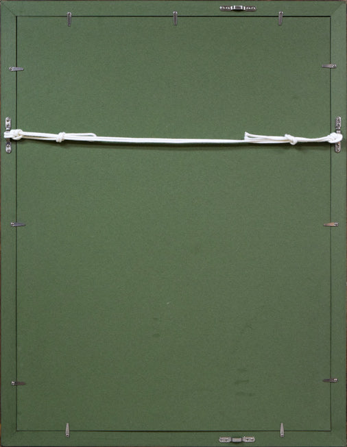 岡本太郎「風」リトグラフ・1960年作　額縁裏側画像