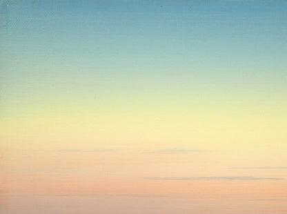 大槌隆「潮騒の朝2」油絵・F4号　拡大画像1