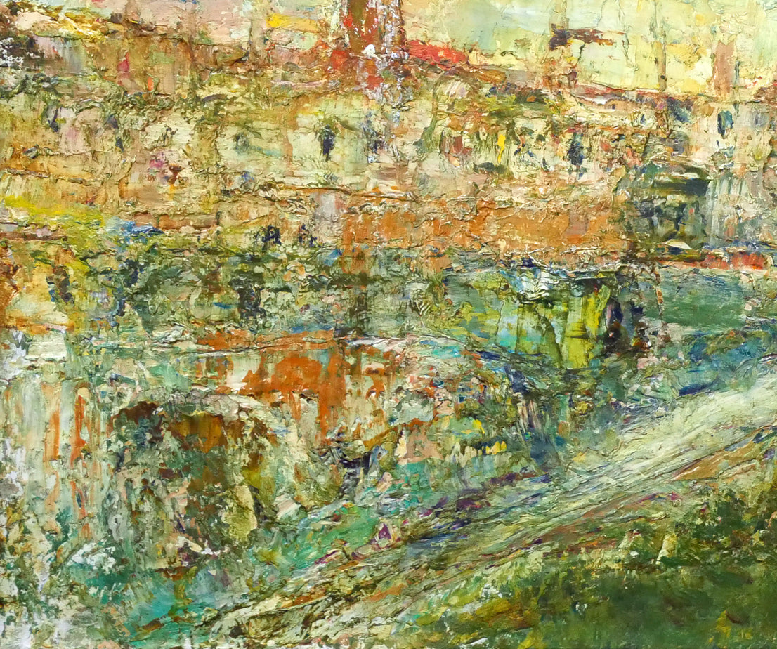 尾内健治「太陽」油絵・F12号　拡大画像6