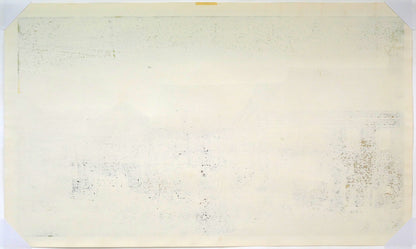 尾崎志郎「漁村（増毛）」木版画　作品シート裏側画像