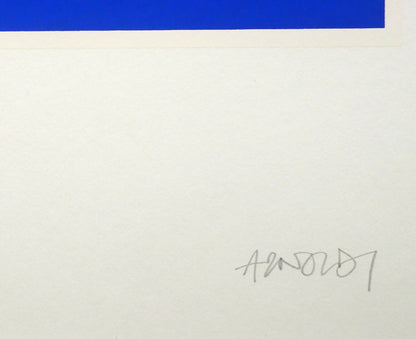 ペア　アーノルディ（Per　Arnoldi）「composition」リトグラフ　本人直筆鉛筆サイン