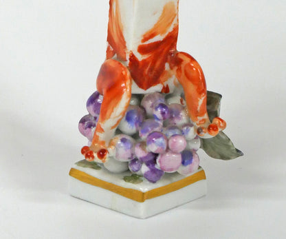 ペーター　シュトラング（PETER　STRANG）「きつねとぶどう（イソップ物語）」マイセン磁器（MEISSEN）　拡大画像2