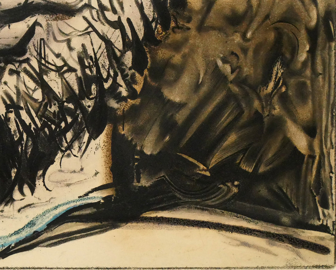 パブロ　ピカソ（Pablo　PICASSO）「牧神の顔（Tete　de　Faune）」アクアチント（銅版画）　拡大画像6