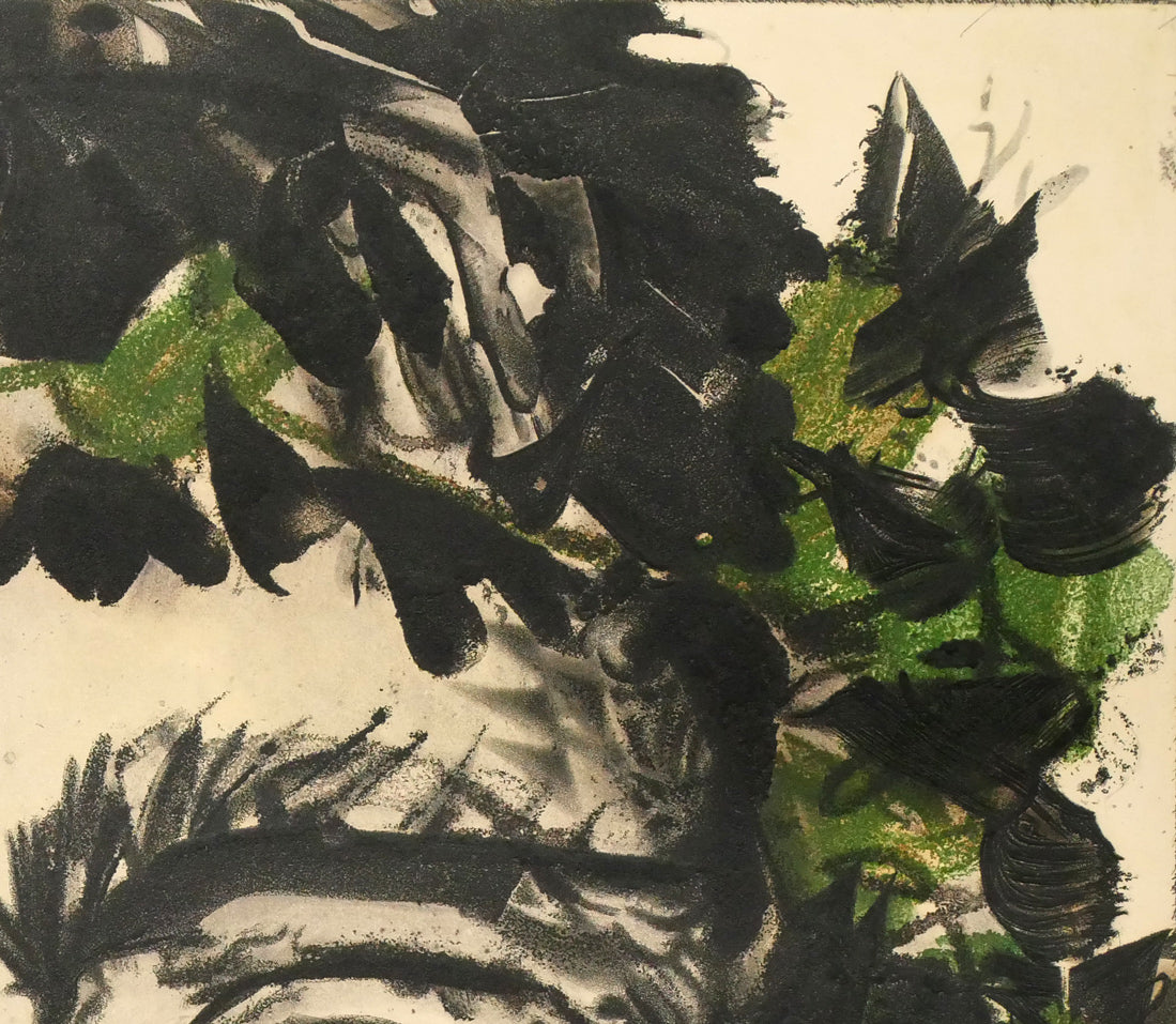 パブロ　ピカソ（Pablo　PICASSO）「牧神の顔（Tete　de　Faune）」アクアチント（銅版画）　拡大画像2