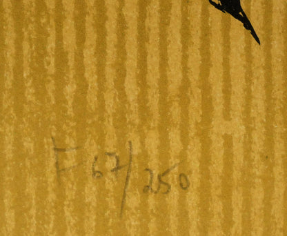 パブロ　ピカソ（PICASSO）「想像の中の肖像（69.3.20.Ⅰ）」リトグラフ　限定番号（ed,F.67/250）