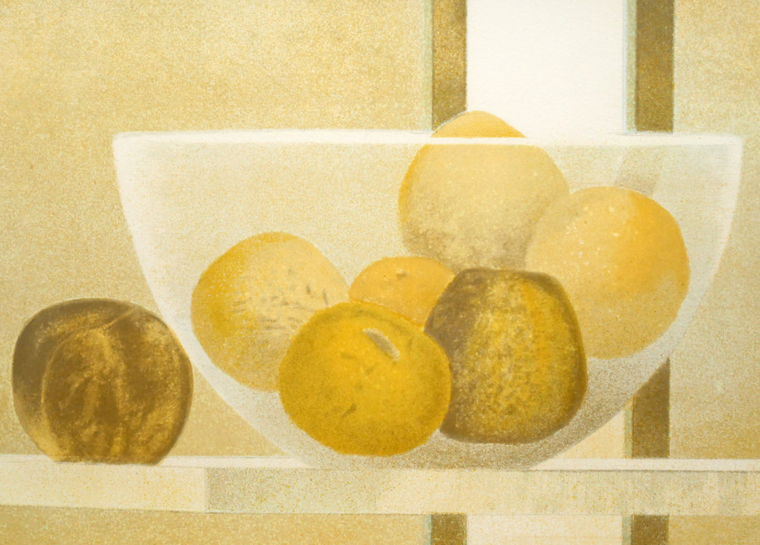 ピエール　ガルシア　フォン（Pierre　Garcia　Fons）「フルーツのある空間」リトグラフ　拡大画像7