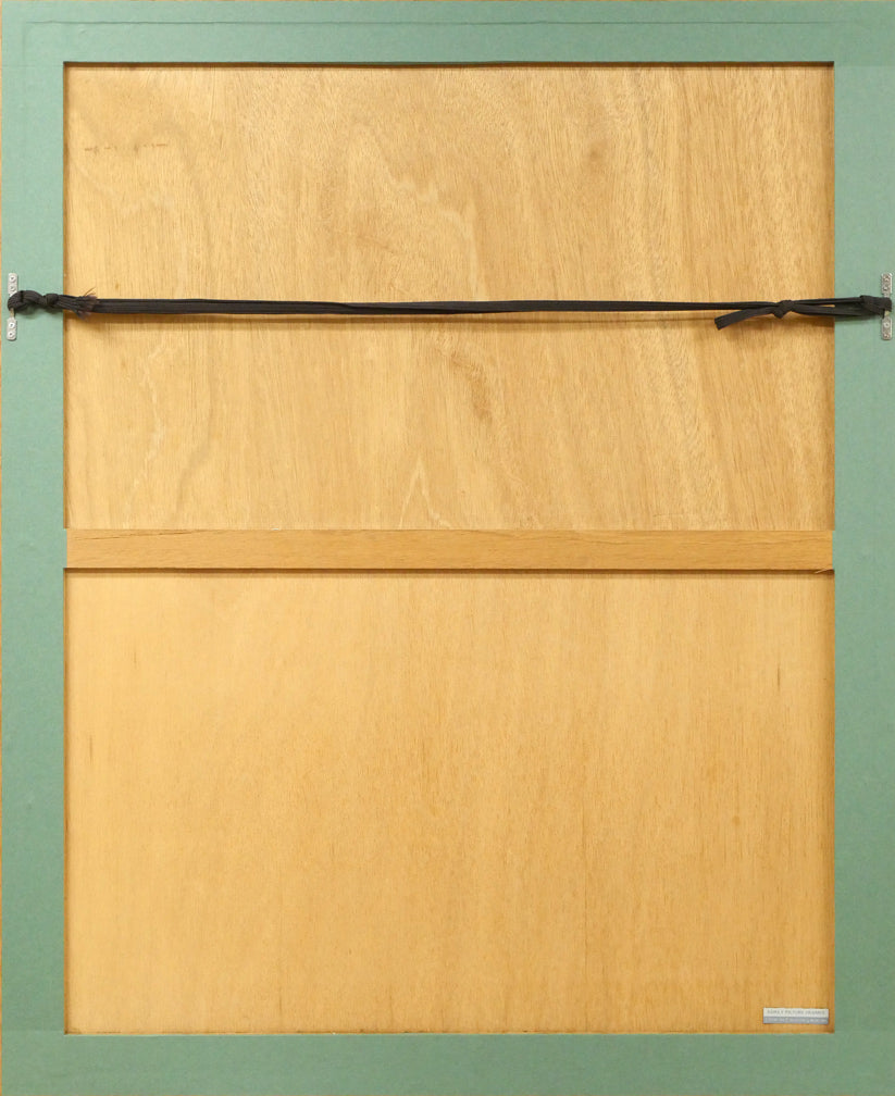 ピエール　ガルシア　フォン（Pierre　Garcia　Fons）「フルーツのある空間」リトグラフ　額縁裏側画像