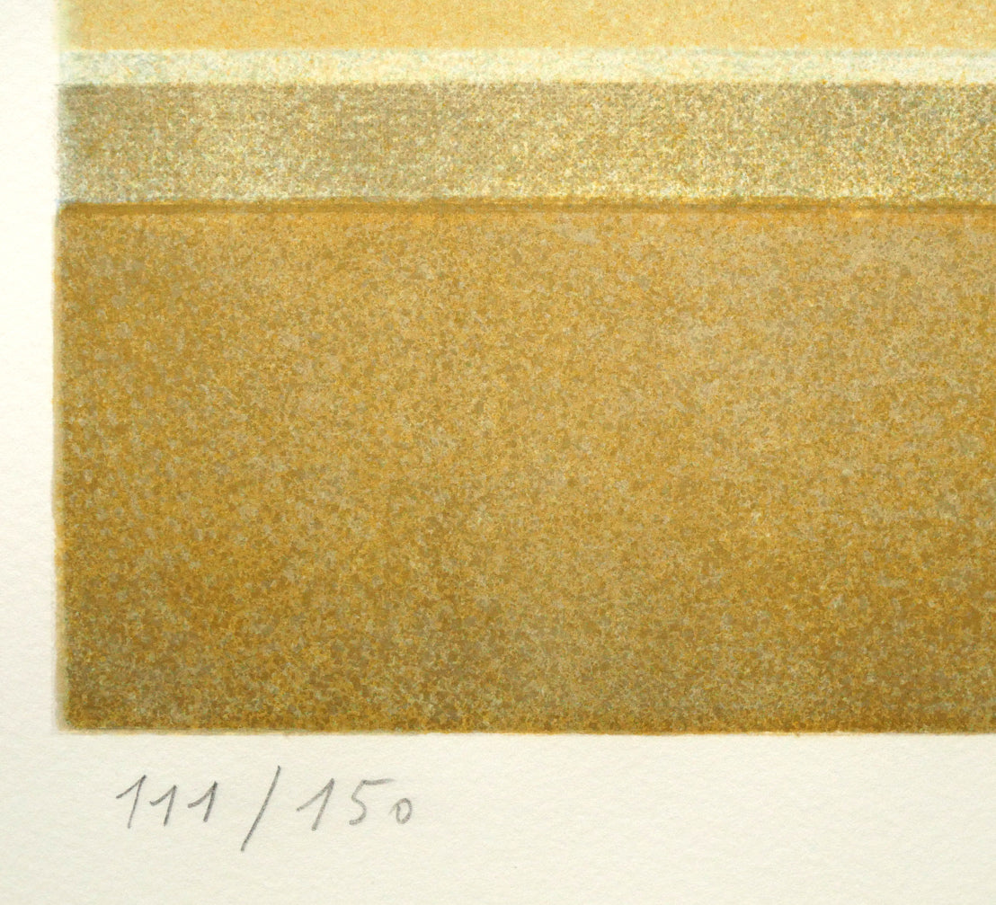 ピエール　ガルシア　フォン（Pierre　Garcia　Fons）「フルーツのある空間」リトグラフ　限定番号（ed,111/150）