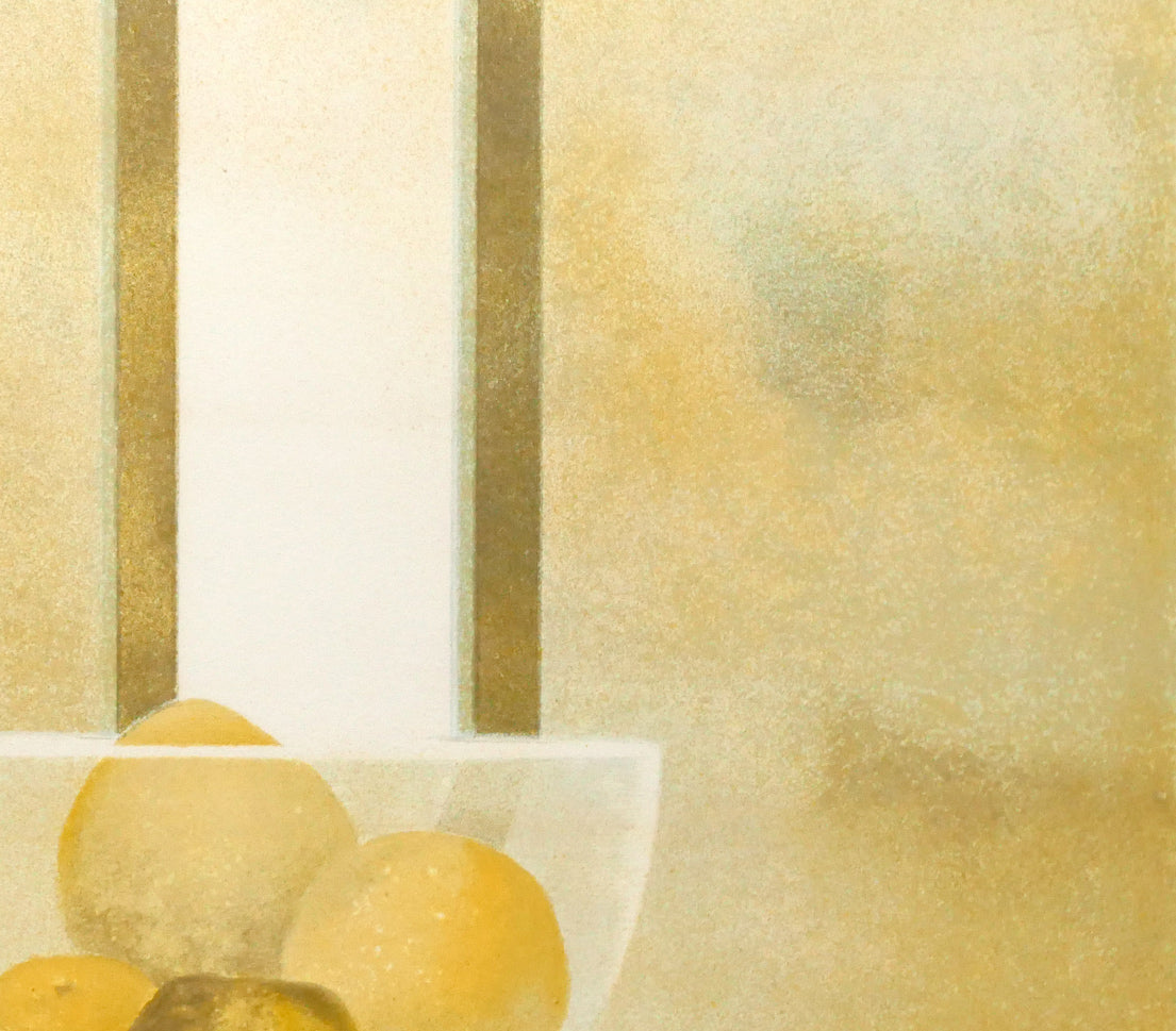 ピエール　ガルシア　フォン（Pierre　Garcia　Fons）「フルーツのある空間」リトグラフ　拡大画像4