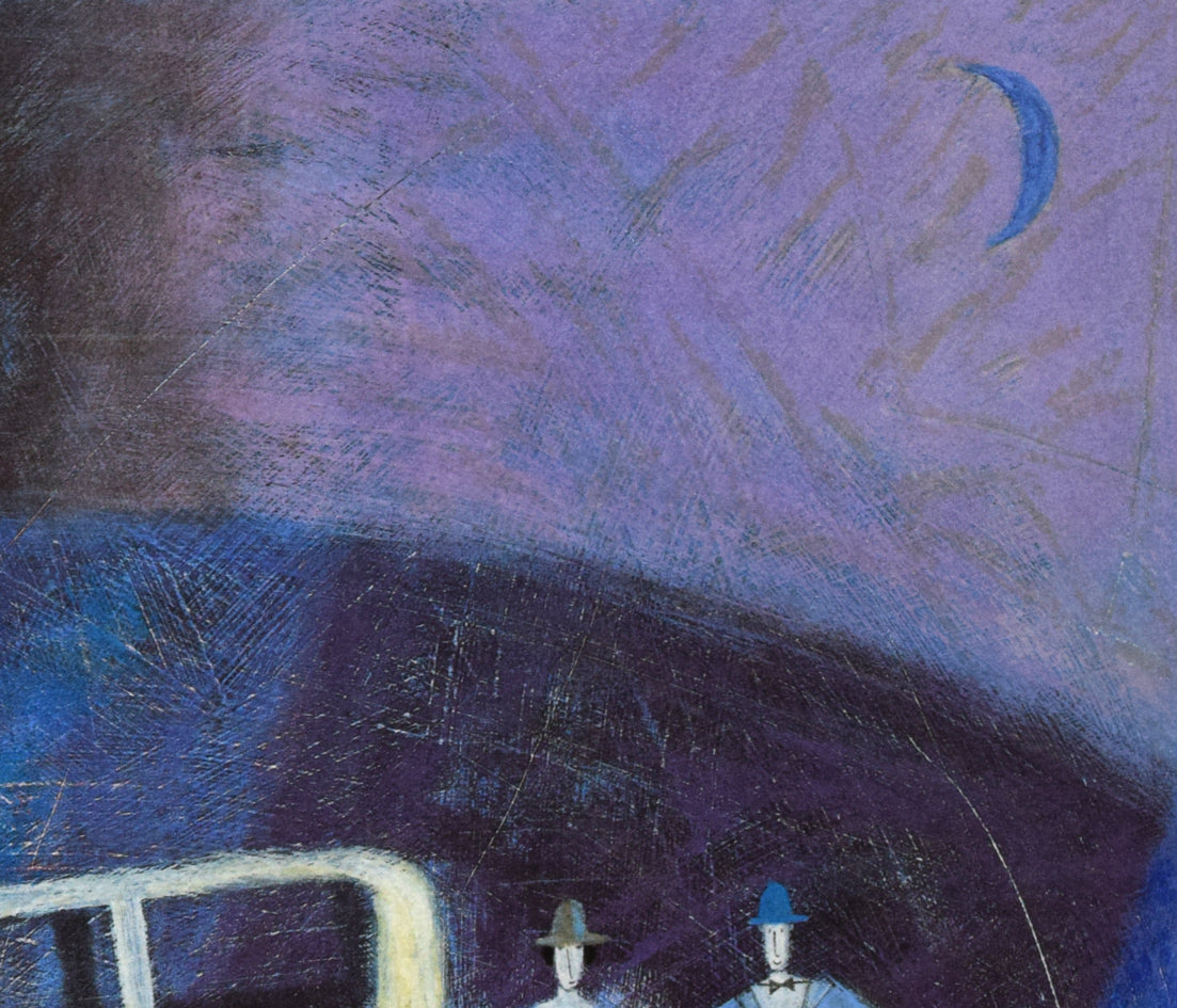 ポーラ・マッカードル（Paula　MCARDLE）「Romantic　Evening」シルクスクリーン版画　拡大画像2