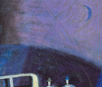 ポーラ・マッカードル（Paula　MCARDLE）「Romantic　Evening」シルクスクリーン版画　拡大画像2