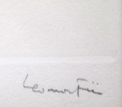 レオノール・フィニ（Leonor　FINI）「カップル『モネルの書（挿画本）より』」エッチング（銅版画）　本人直筆鉛筆サイン