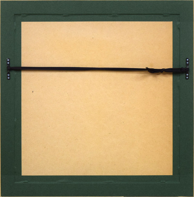 レスリー・セイヤー「バイオレット　フォーニコル」シルクスクリーン版画　額縁裏側画像