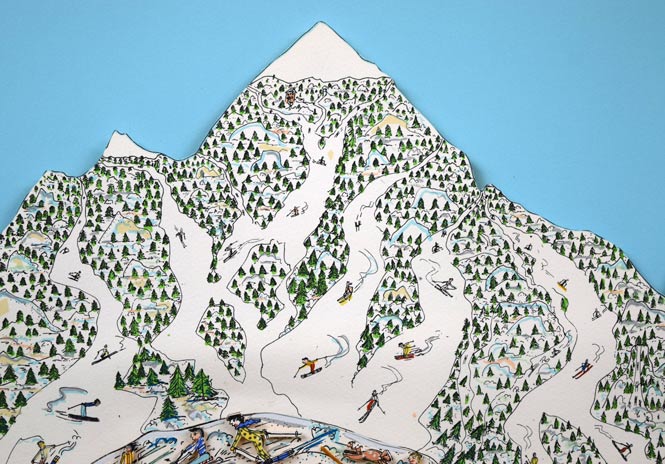 ジェームス・リジィ（JAMES　RIZZI）「IT′s　THE　ALTITUDE」3Dリトグラフ　拡大画像1