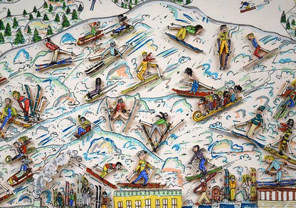 ジェームス・リジィ（JAMES　RIZZI）「IT′s　THE　ALTITUDE」3Dリトグラフ　拡大画像6