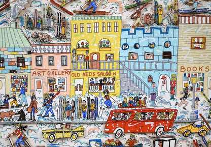 ジェームス・リジィ（JAMES　RIZZI）「IT′s　THE　ALTITUDE」3Dリトグラフ　拡大画像12