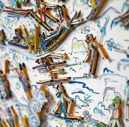 ジェームス・リジィ（JAMES　RIZZI）「IT′s　THE　ALTITUDE」3Dリトグラフ　拡大画像13