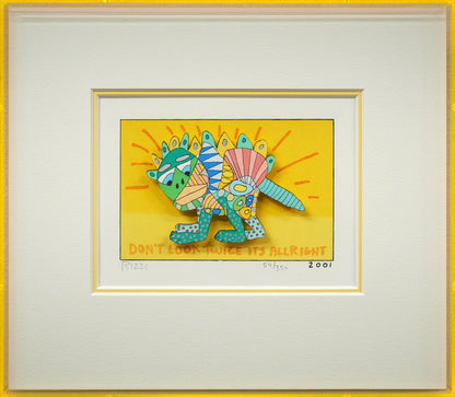 リジィ（RIZZI）「DON'T　LOOK　TWICE　IT'S　ALL　RIGHT」3D版画