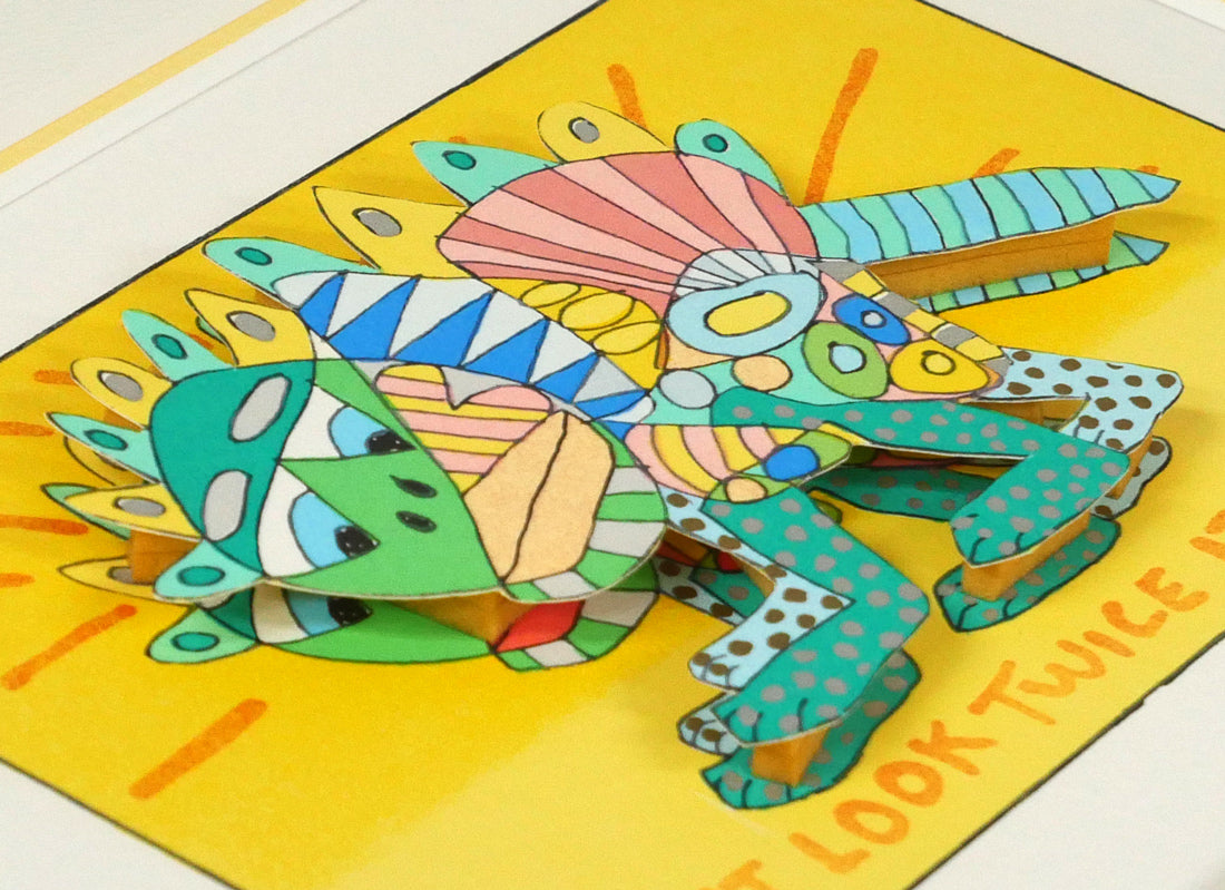 リジィ（RIZZI）「DON'T　LOOK　TWICE　IT'S　ALL　RIGHT」3D版画　作品画像2