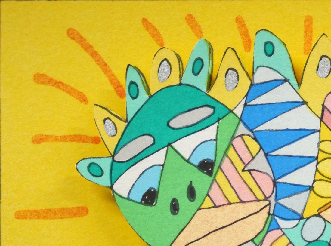 リジィ（RIZZI）「DON'T　LOOK　TWICE　IT'S　ALL　RIGHT」3D版画　拡大画像2