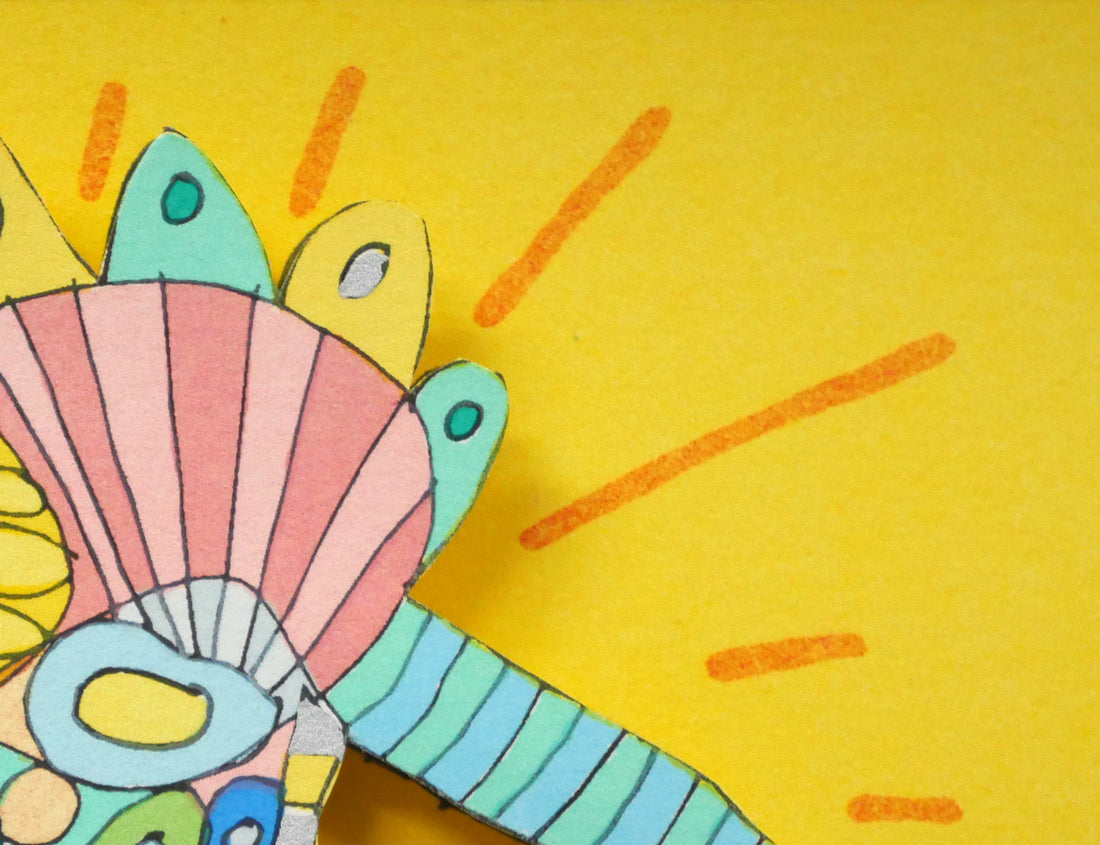 リジィ（RIZZI）「DON'T　LOOK　TWICE　IT'S　ALL　RIGHT」3D版画　拡大画像3