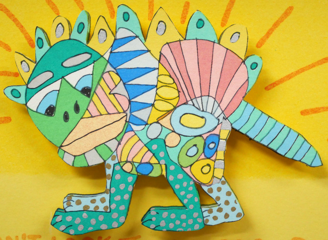 リジィ（RIZZI）「DON'T　LOOK　TWICE　IT'S　ALL　RIGHT」3D版画　拡大画像1