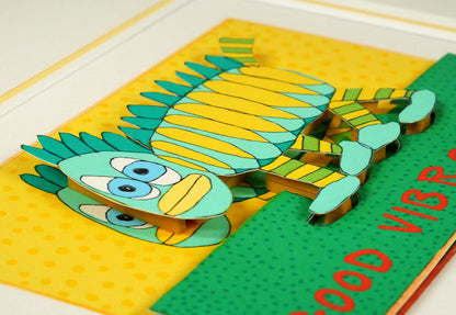 リジィ（RIZZI）「GOOD　VIBRATIONS」3Dシルクスクリーン版画　作品画像2
