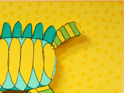 リジィ（RIZZI）「GOOD　VIBRATIONS」3Dシルクスクリーン版画　拡大画像3