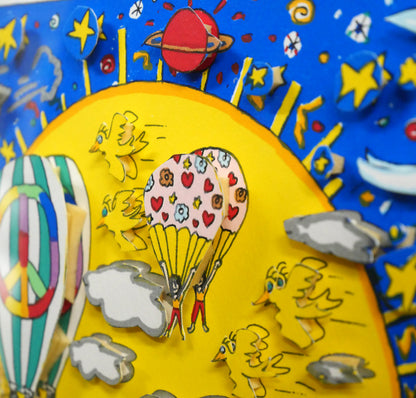 ジェームス　リジィ（RIZZI）「HERE　COMES　THE　SUN」3Dシルクスクリーン版画　拡大画像7