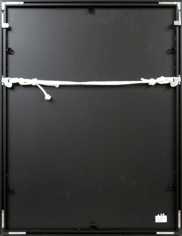 ジェームス・リジィ（JAMES　RIZZI）「TOO　MANY　PEOPLE　IN　THE　CITY」3Dシルクスクリーン版画　額縁裏側画像