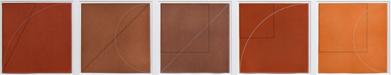 ロバート・マンゴールド「Untitled」版画5点セット　全体拡大画像