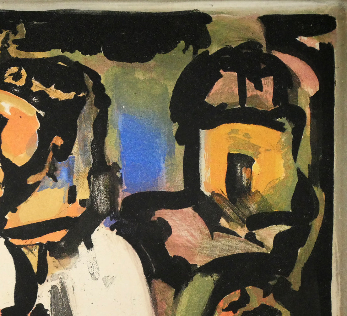 ジョルジュ　ルオー（Georges　ROUAULT）「農夫たち:『受難』より」アクアチント　拡大画像3