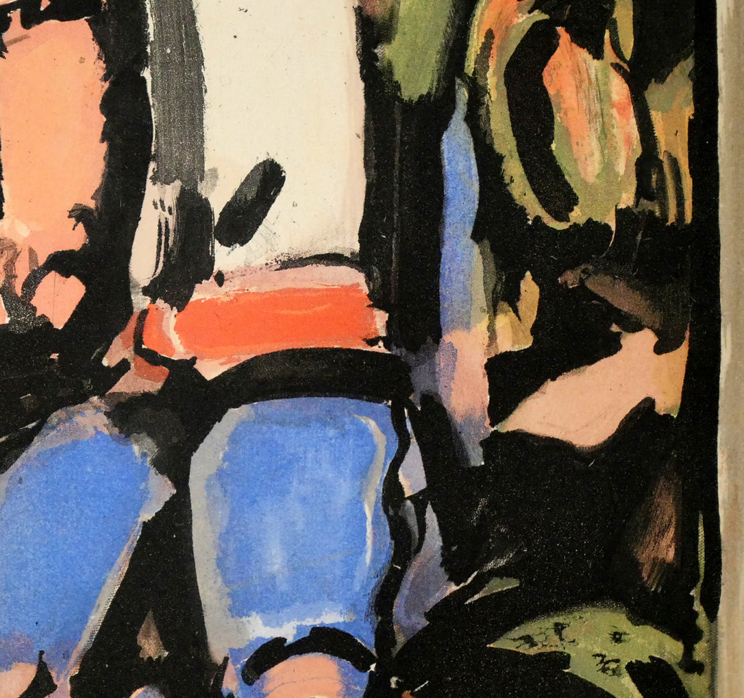 ジョルジュ　ルオー（Georges　ROUAULT）「農夫たち:『受難』より」アクアチント　拡大画像6