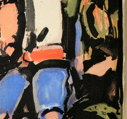 ジョルジュ　ルオー（Georges　ROUAULT）「農夫たち:『受難』より」アクアチント　拡大画像6