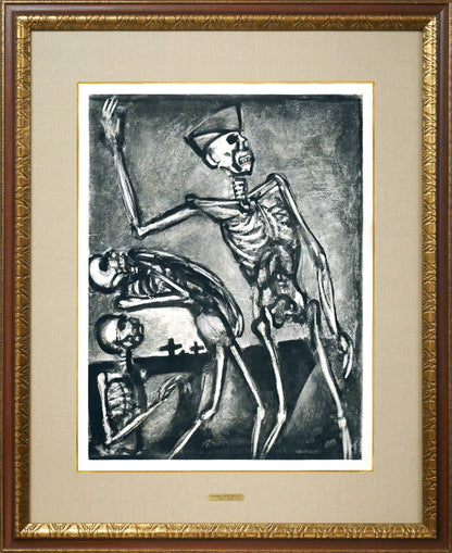 ジョルジュ　ルオー（ROUAULT）「死者よ起て!:『ミセレーレ(Miserere)』より」銅版画
