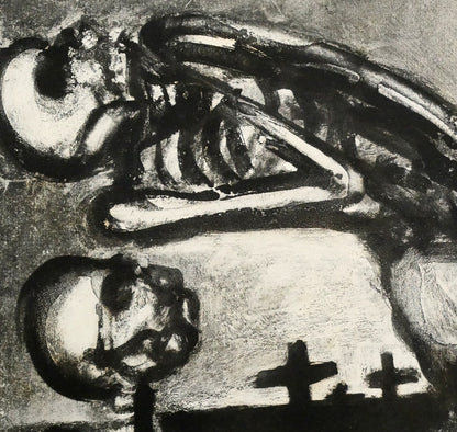ジョルジュ　ルオー（ROUAULT）「死者よ起て!:『ミセレーレ(Miserere)』より」銅版画　拡大画像5